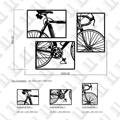 3 Piece Bicycle - Design11