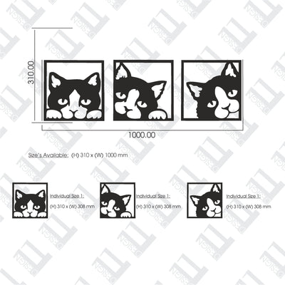 3 Piece Kitties - Design11