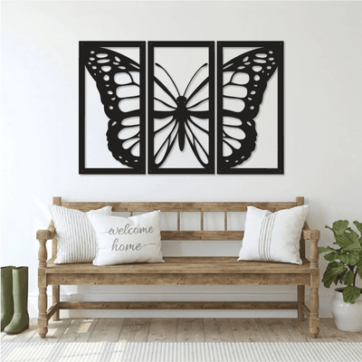 3 Piece Single Butterfly - Design11