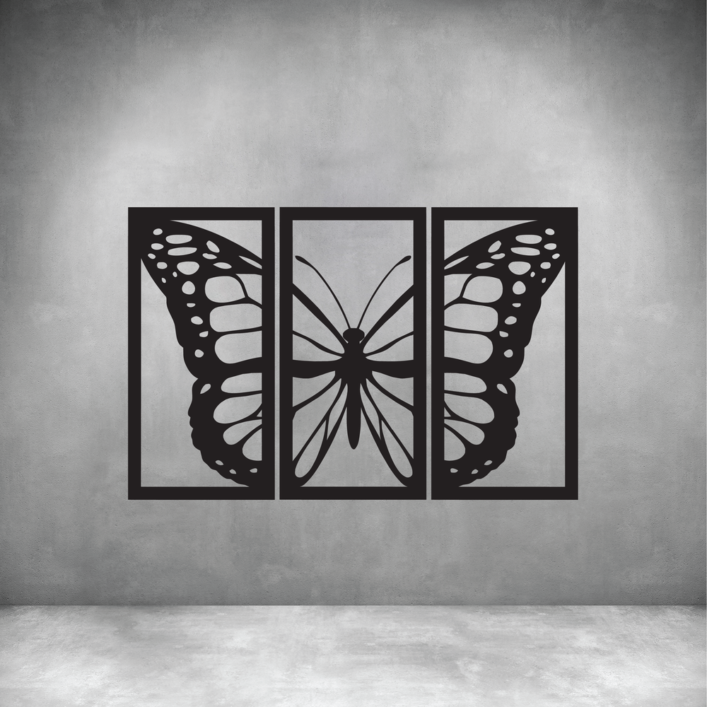 3 Piece Single Butterfly