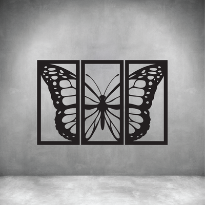 3 Piece Single Butterfly