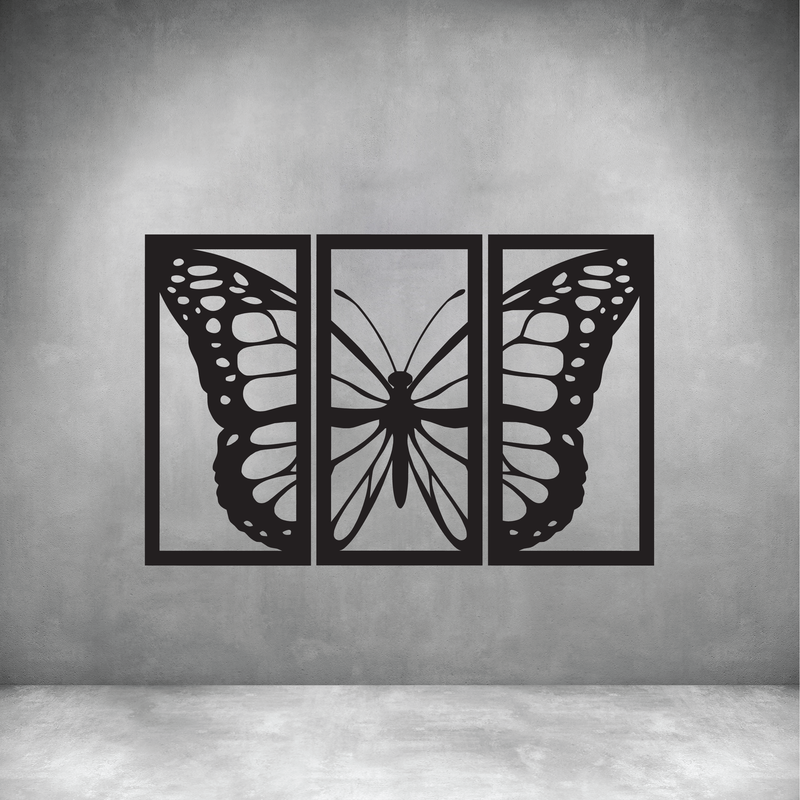 3 Piece Single Butterfly