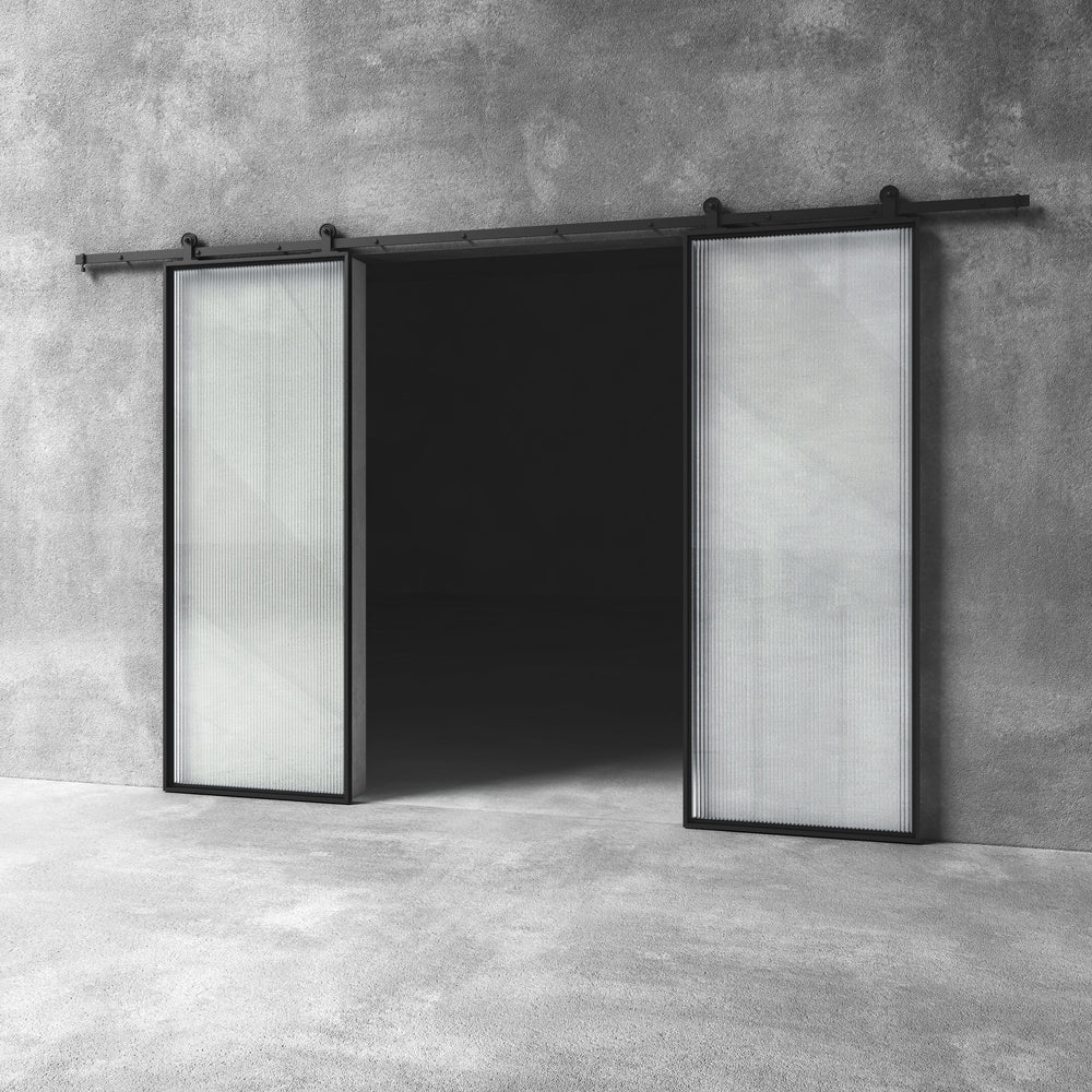 Glass Barn Door D11 Custom Size
