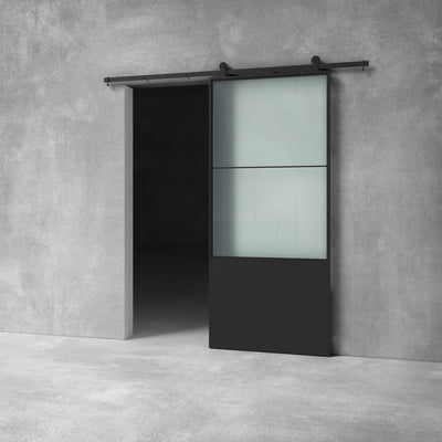 Glass Barn Door D05 Custom Size