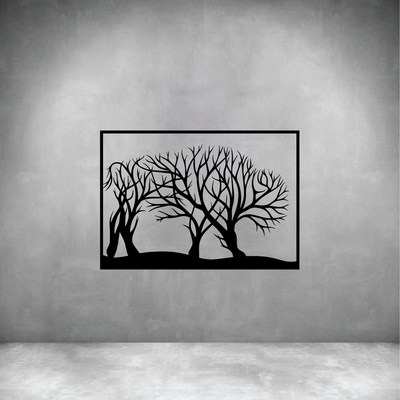 Bison Tree Art