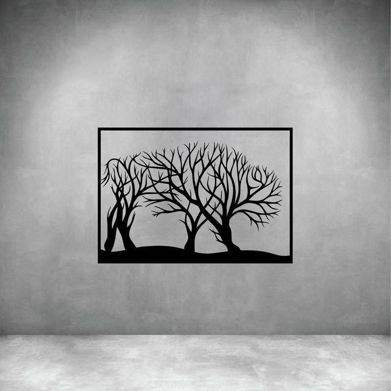 Bison Tree Art