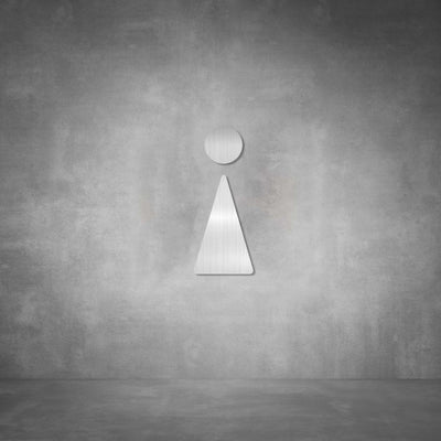 Cutout Toilet Female Sign | D01