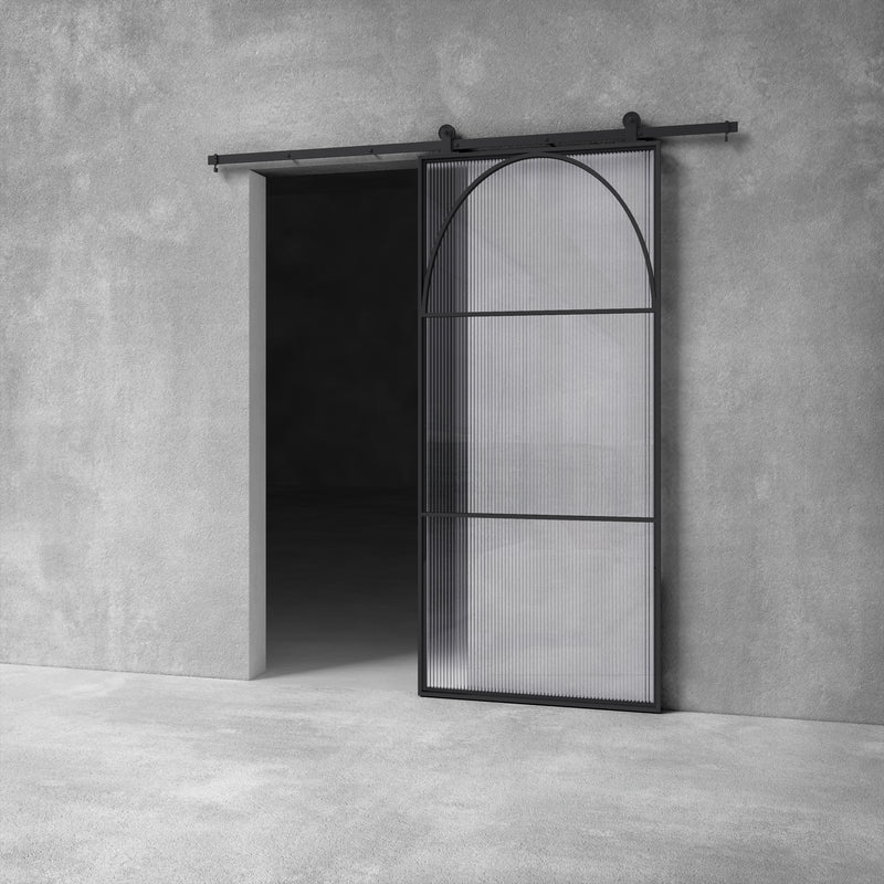 Glass Barn Door D014
