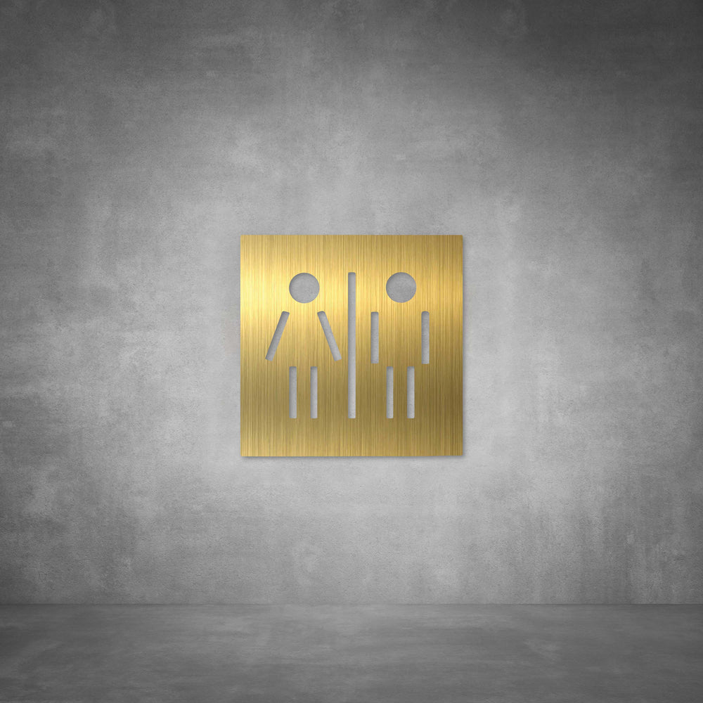 Toilet Male and Female Sign | D02