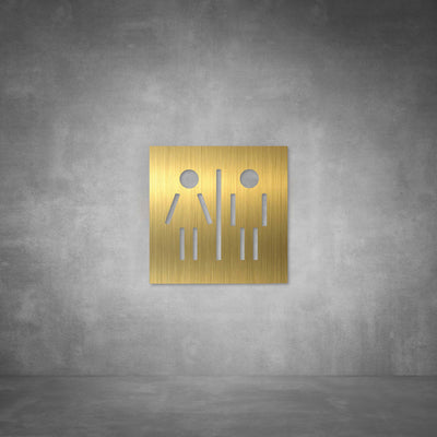 Toilet Male and Female Sign | D02