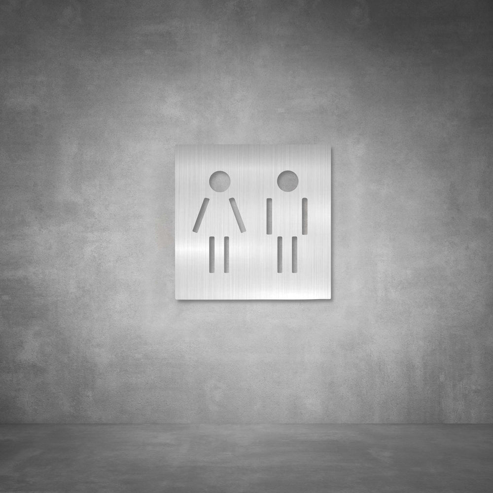 Unisex Toilet Sign | D02