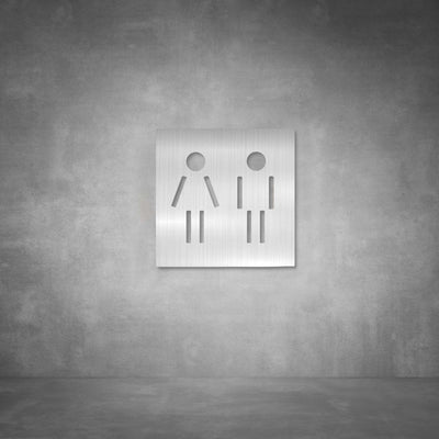Unisex Toilet Sign | D02