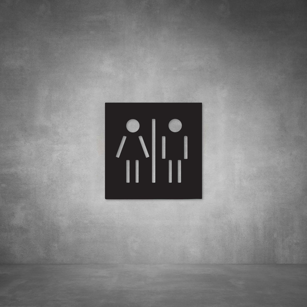Toilet Male and Female Sign | D02