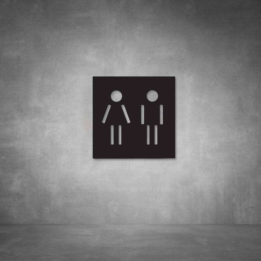 Unisex Toilet Sign | D02