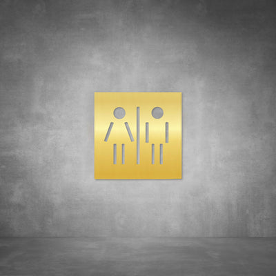 Toilet Male and Female Sign | D02