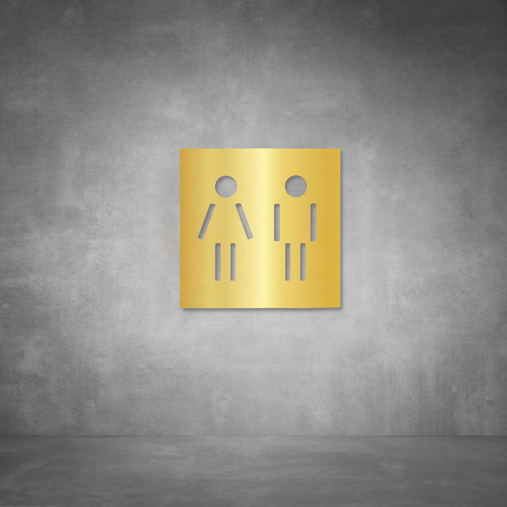 Unisex Toilet Sign | D02