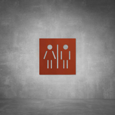 Toilet Male and Female Sign | D02
