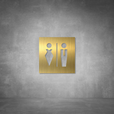 Toilet Male and Female Sign | D04