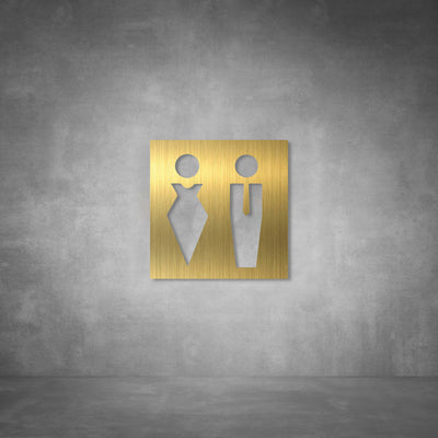 Unisex Toilet Sign | D04