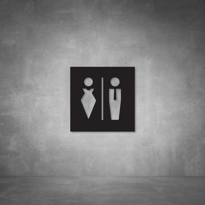 Toilet Male and Female Sign | D04