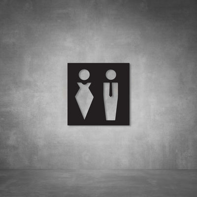 Unisex Toilet Sign | D04