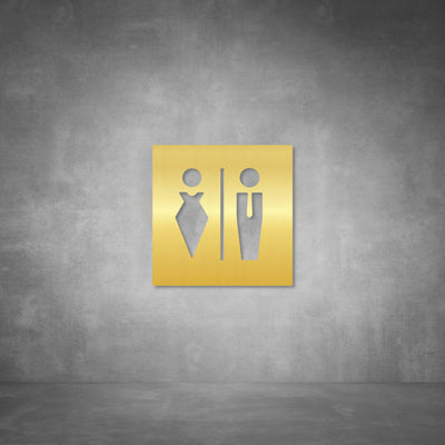 Toilet Male and Female Sign | D04