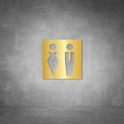 Unisex Toilet Sign | D04