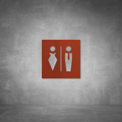 Toilet Male and Female Sign | D04