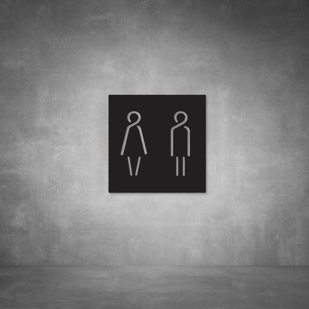 Unisex Toilet Sign | D05