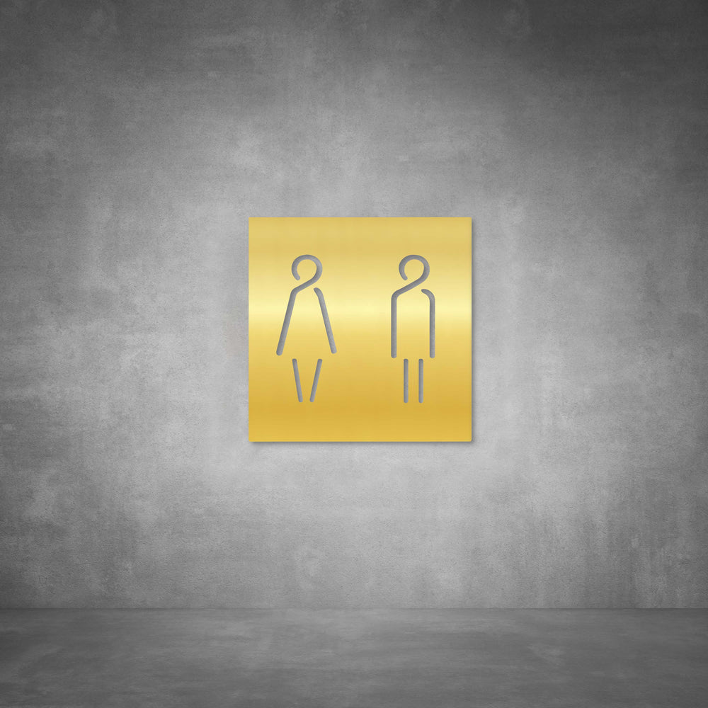 Unisex Toilet Sign | D05