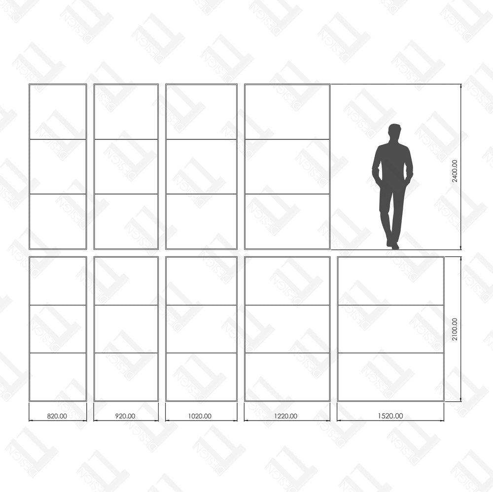 Glass Barn Door D02