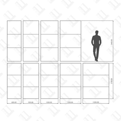 Glass Barn Door D02