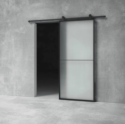 Glass Barn Door D011