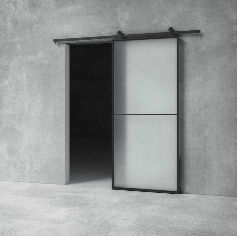 Glass Barn Door D011