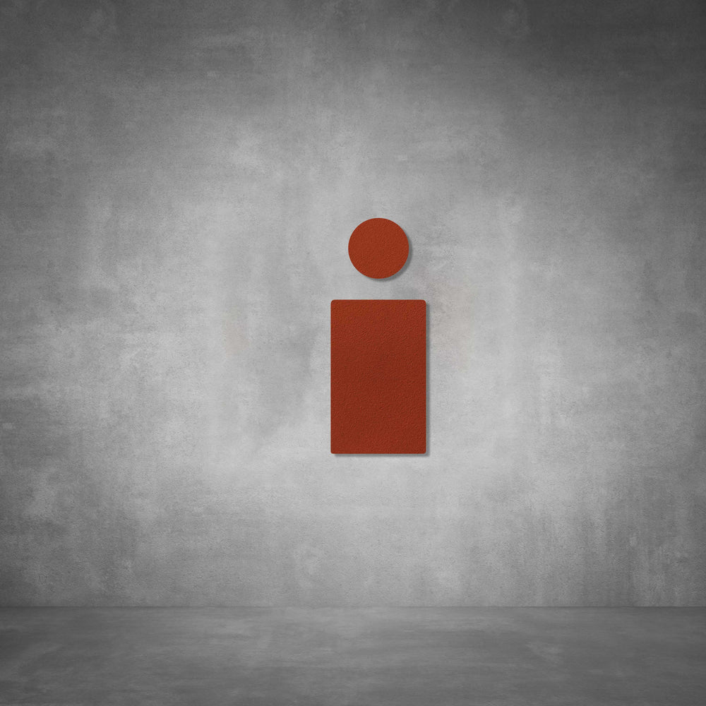 Cutout Toilet Male Sign | D01