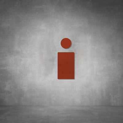 Cutout Toilet Male Sign | D01