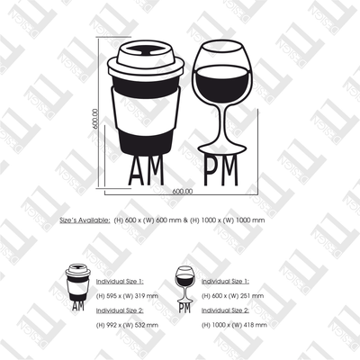Coffee AM Wine PM 2 - Design11