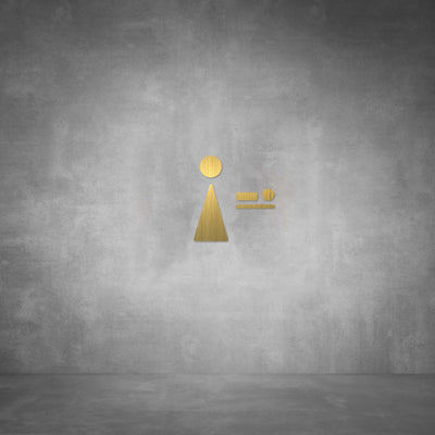 Cutout Baby Changing Sign D01 - Design11