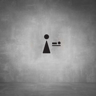 Cutout Baby Changing Sign D01 - Design11