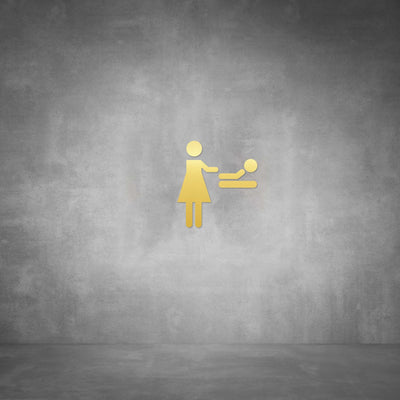 Cutout Baby Changing Sign D03 - Design11