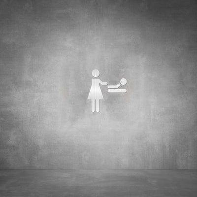 Cutout Baby Changing Sign D03 - Design11