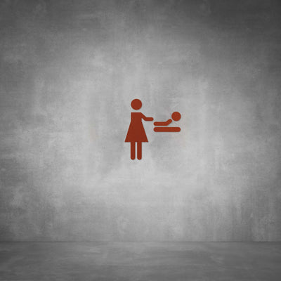 Cutout Baby Changing Sign D03 - Design11