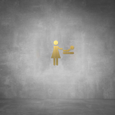 Cutout Baby Changing Sign D03 - Design11