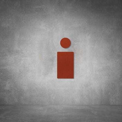 Cutout Toilet Male Sign | D01 - Design11