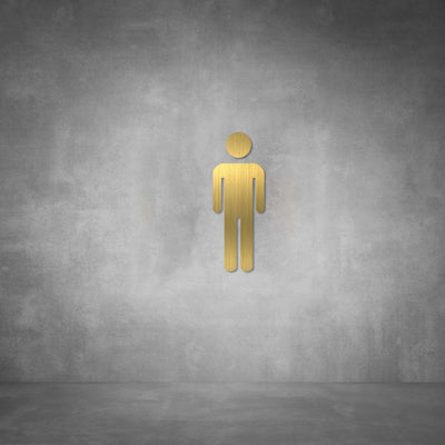Cutout Toilet Male Sign | D03 - Design11