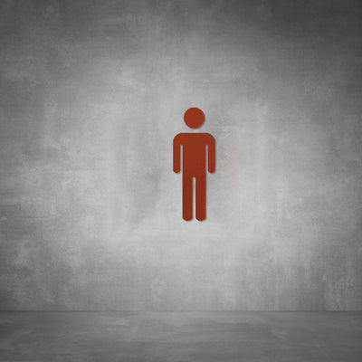 Cutout Toilet Male Sign | D03 - Design11