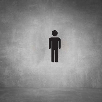 Cutout Toilet Male Sign | D03 - Design11