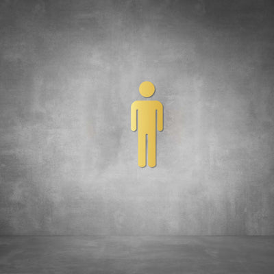 Cutout Toilet Male Sign | D03 - Design11