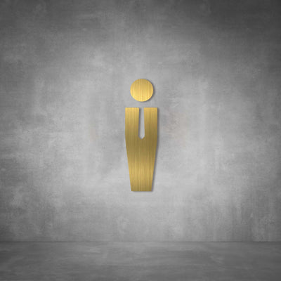 Cutout Toilet Male Sign | D04 - Design11