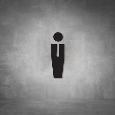 Cutout Toilet Male Sign | D04 - Design11